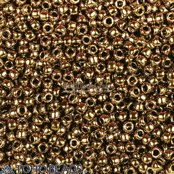 TOHO 11/0 ROUND Seed beads (10 or 20 grams) ~ ANTIQUE Bronze ~ size 11 seed beads # 223