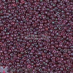 11/0 seed beads - Amethyst GOLD LUSTER - 8.5g Miyuki Japanese seed beads # 302 - Size 11 Rocailles