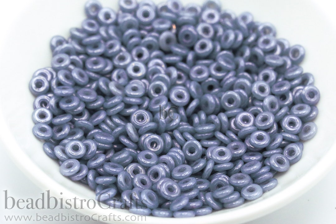 5g Czech O Rings Opaque BLUE LUSTER * - 1x4mm - Etsy