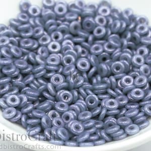 5g Tschechische O Ringe Opak BLAU LUSTER* – 1 x 4 mm
