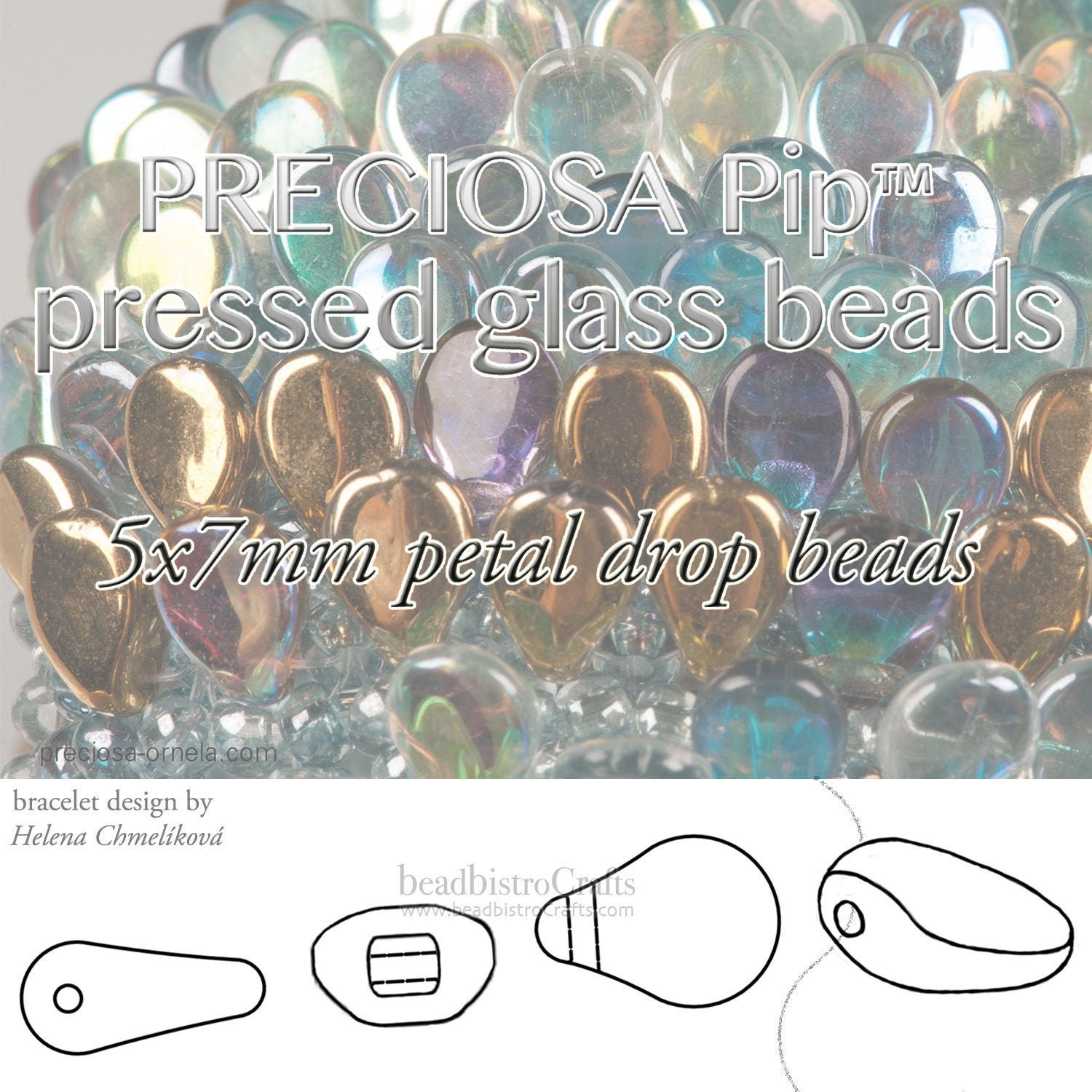 35pcs Czech Glass * Jet AB STRIATION Design Petals Drop Beads LASER Tattoo Pip Beads Preciosa pip 5x7mm