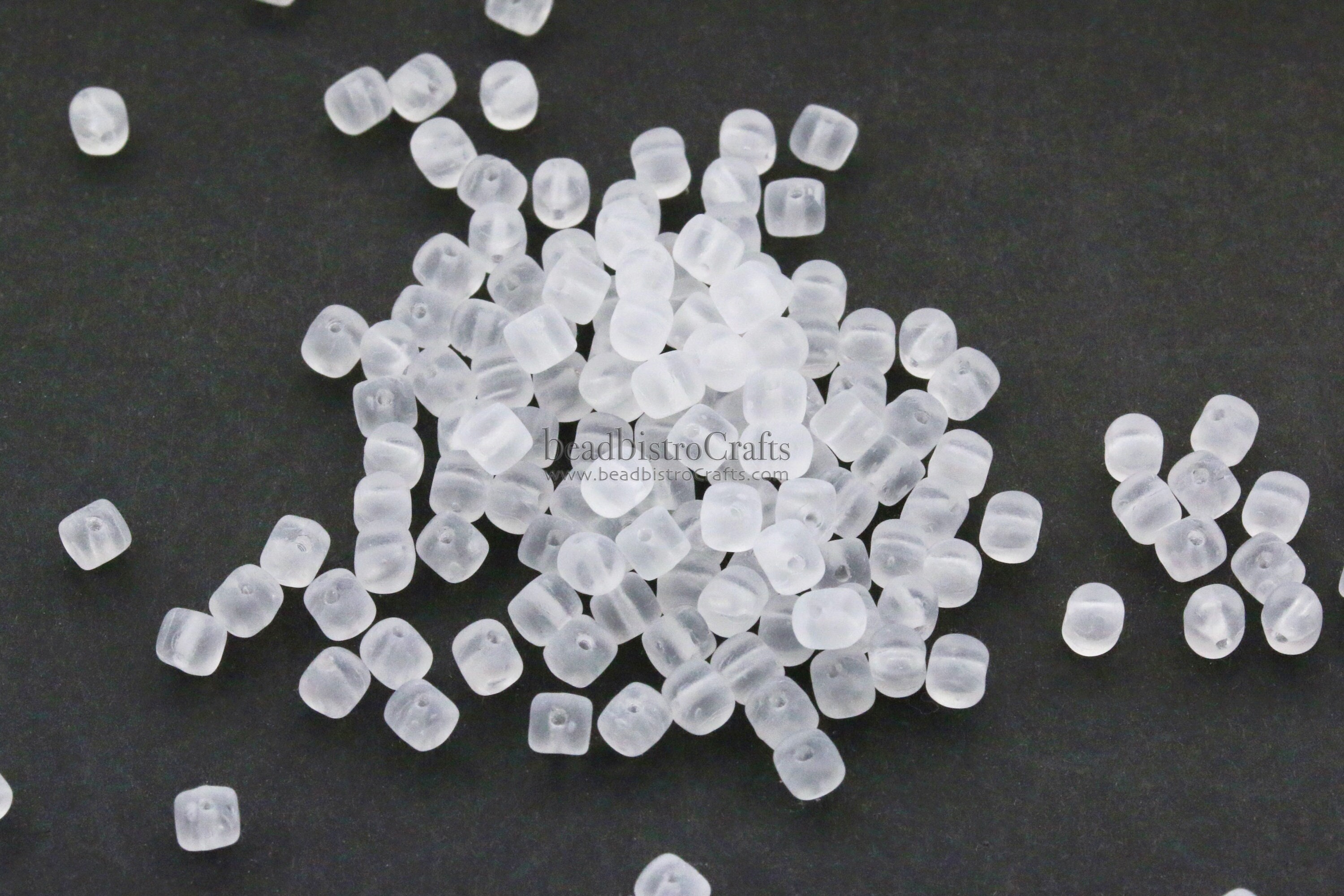 Perles Minos Puca - 2.5x3mm Vert Clair Céramique Look - 10g Pour Création DIY