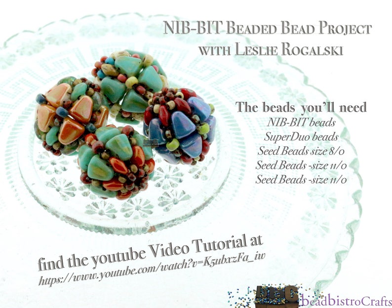 50pcs Czech NIB-BIT Beads / 2-hole Nib Bit Turquoise Green NEBULA 6x5mm ...