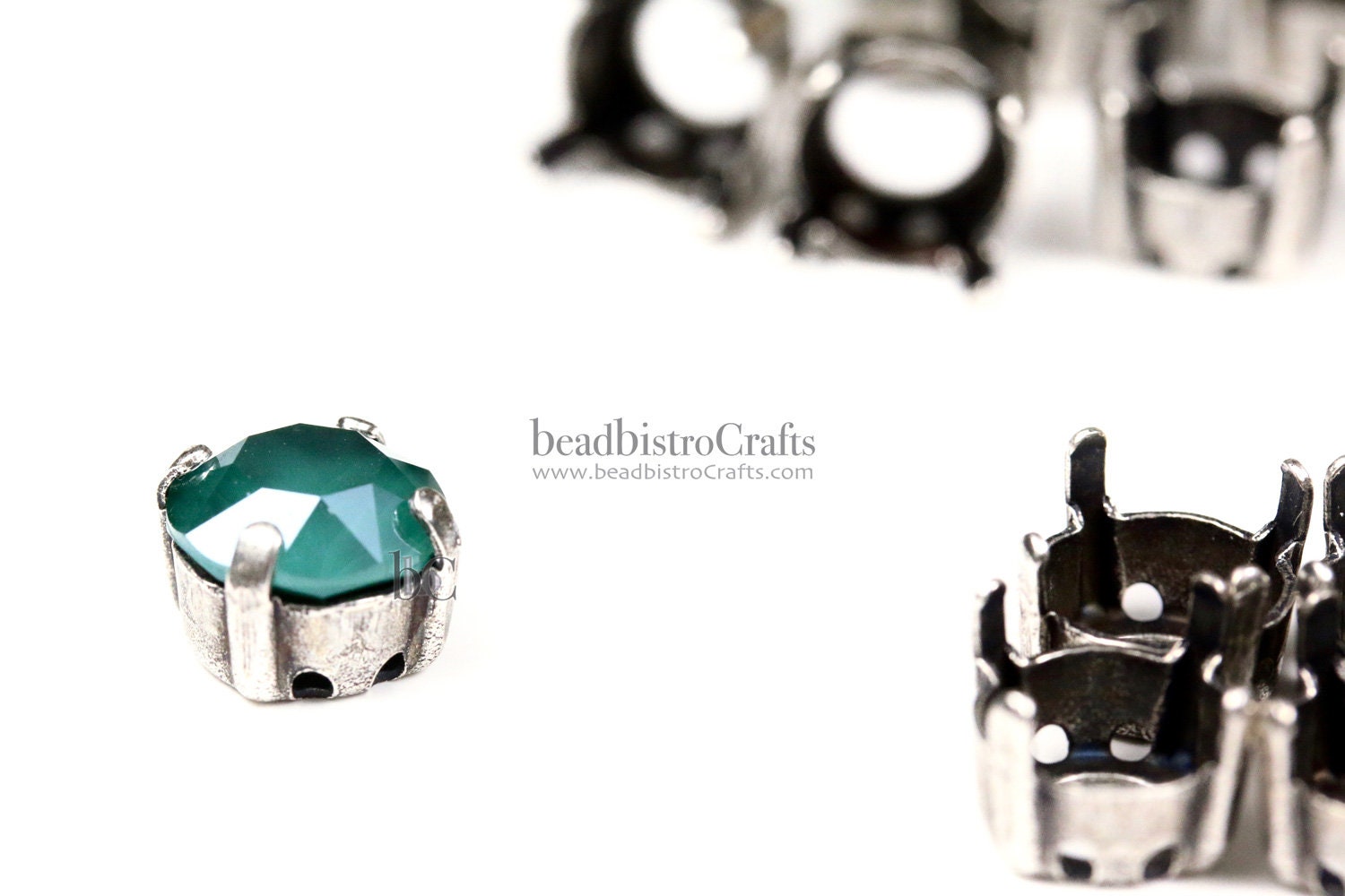 SETTINGS for 39SS / 29SS Stone - * Crystals - Sew-on Rhinestone 2-hole ...