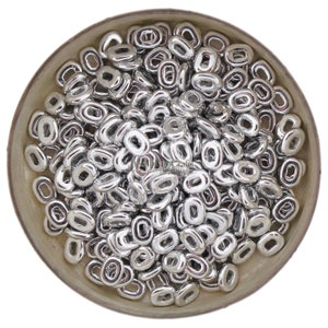 5g Czech ONE Beads - Crystal LABRADOR FULL - 1.5x5mm - Full Silver