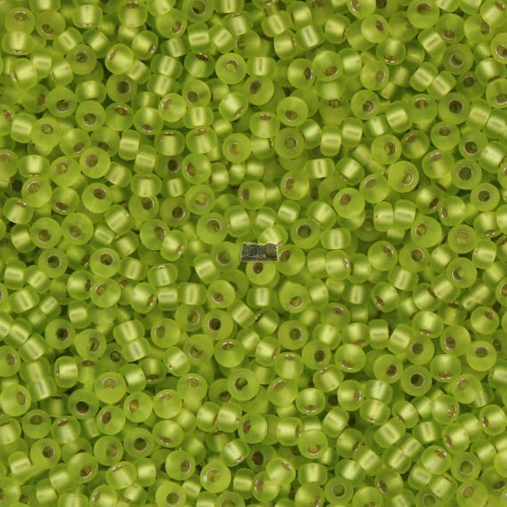6-14F, Miyuki 20g Silver Lined Chartreuse 6-14F, Miyuki 20g Silver Lined Chartreuse