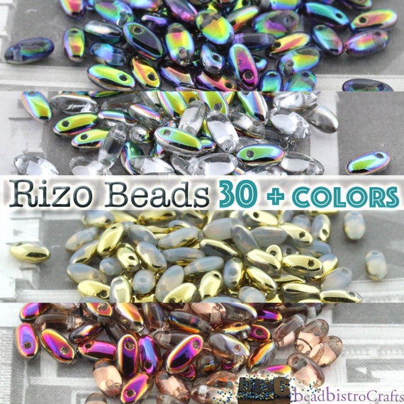 チェコ製 RIZO ビーズ - 50色以上 - お好みの色をお選びください - 2.5 