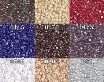 小物 miyuki Size 8 DELICA Beads * CHOOSE Colors * MIYUKI Japanese Cylinder