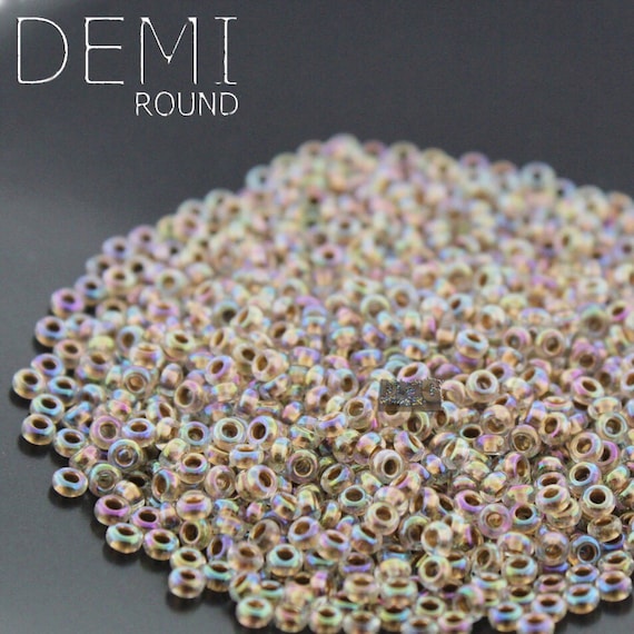 Toho Demi 8/'s  #994  Gold-Lined Crystal Beads