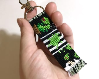 Custom Knotted Cotton Broadway Musical Keychain