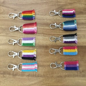 LGBTQ+ Pride flag keychains