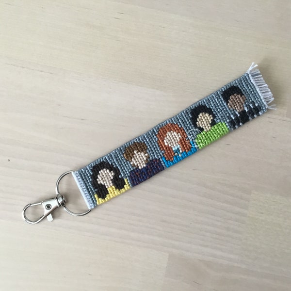 Nancy Drew Crew inspired friendship bracelets/keychains