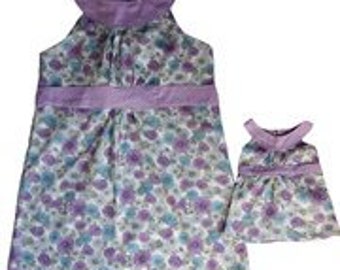 Size 12 Matching Girl And Doll Sweet Sundresses