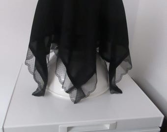 Victorian Mourning Veil (30.5" square)- Civil War Short Veil - #NB-731