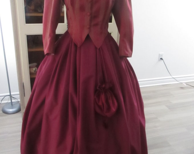 Civil War Women Dress 18601865 Women Fashion Size 10 b37 W29 NB525 Etsy