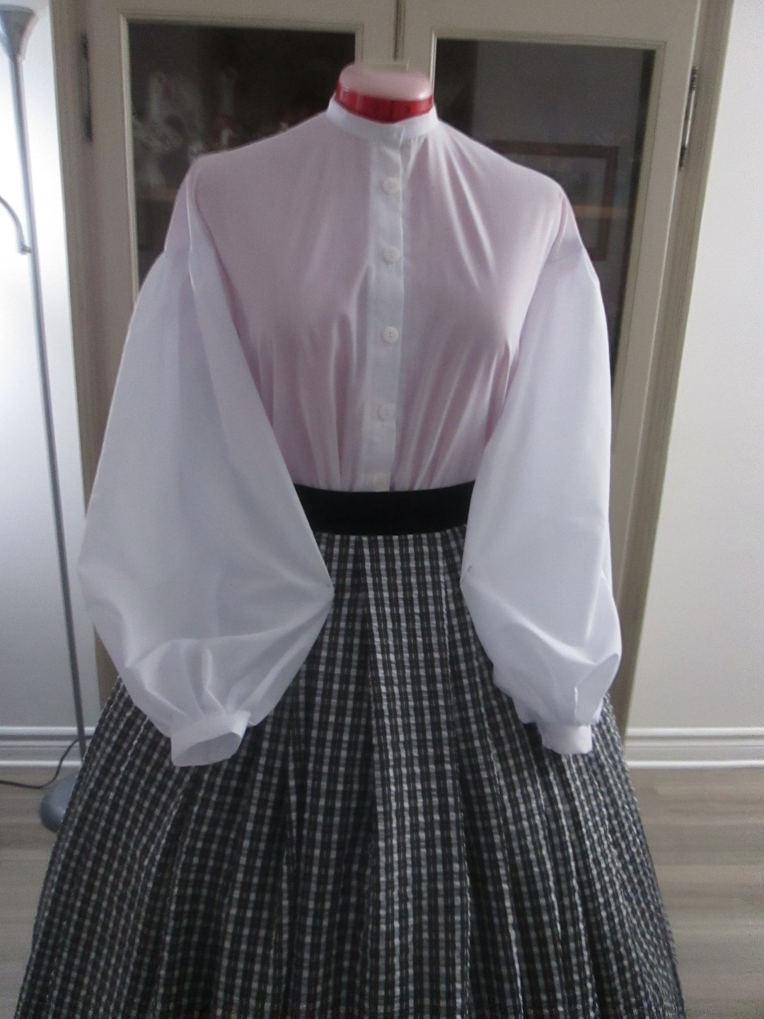 Garibaldi Blouse 1860s Women Fashion Size m - Etsy