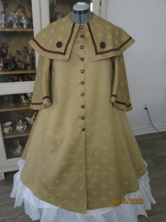 Civil War Women's Cloak 18601865 Palletot Size Etsy