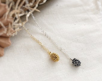 Pine Cone Necklace, Silver Pine Cone Necklace, Gold Filled Pine Cone, Pinecone Necklace, Nox Jewelry, Pine Cone, Lake Tahoe, Mountain