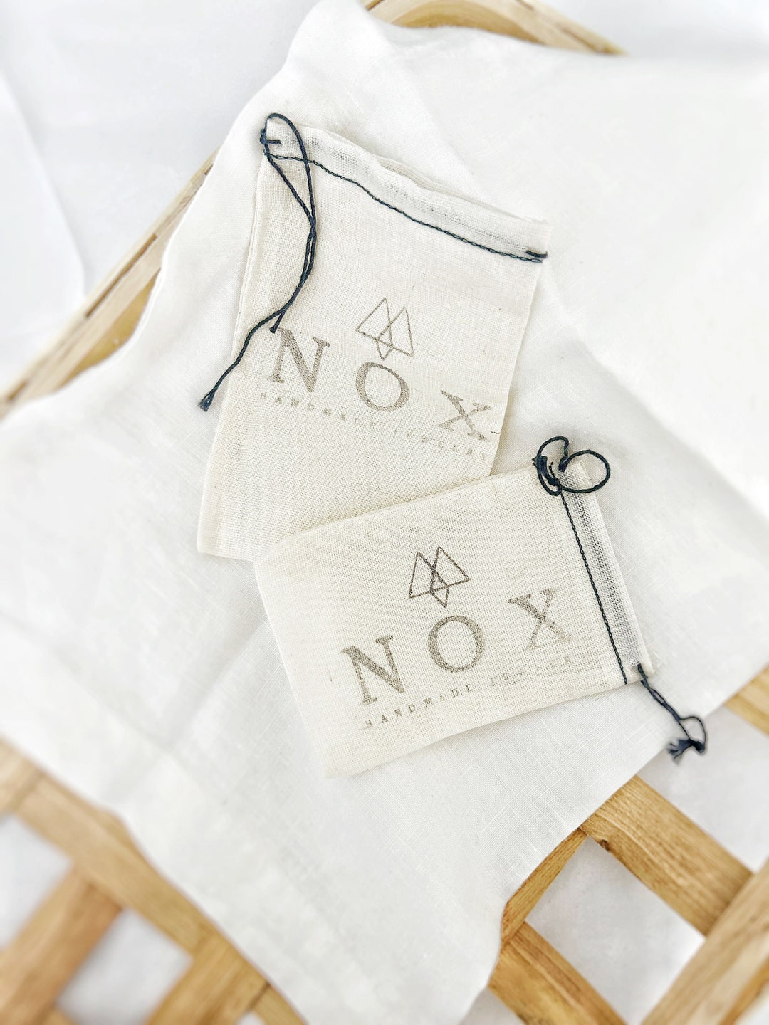 NOX Jewelry Dust Bag, Cotton Jewelry Bag, Jewelry Storage Etsy