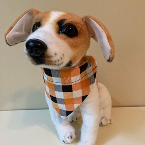 Halloween Over the Collar Dog Bandana: Pumpkin, Ghost, Witch, Skull