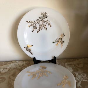 Vintage Retro Federal plates golden glory