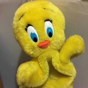 Tweety plush puppet