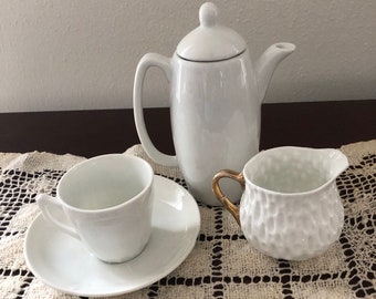 Demitasse or tea set with Creamer