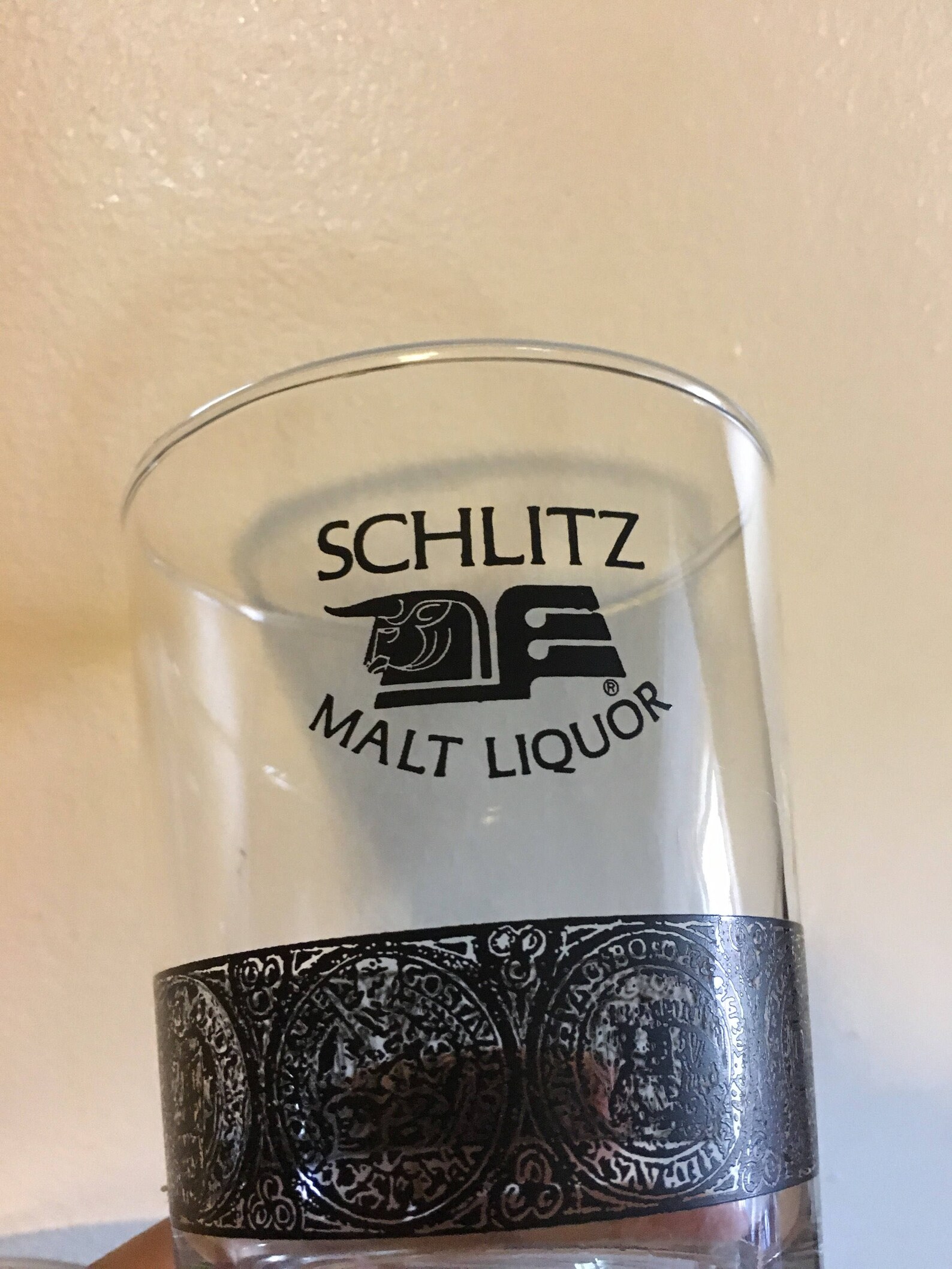 Schlitz Malt Liquor Beer Glass Etsy