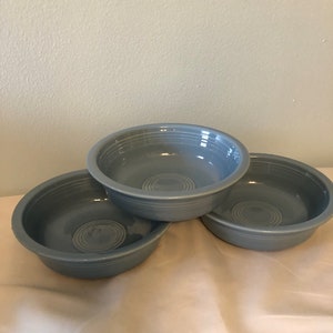 3  fiestaware bowls