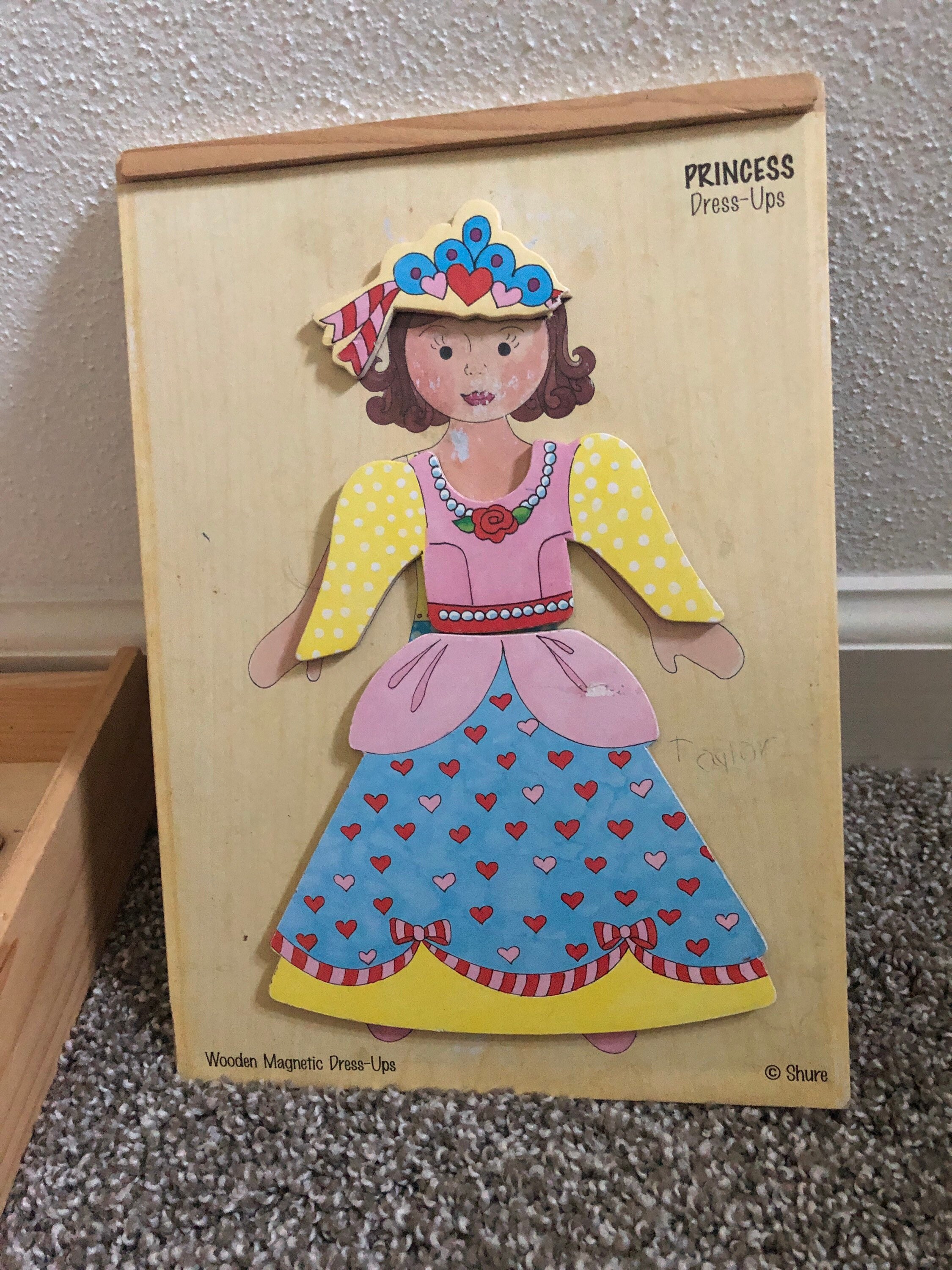 Princess Dress up Wooden Dress up Set - Etsy Princess Dress up Wooden Dress up Set - Etsy