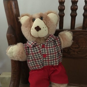 stuffed furskin bear