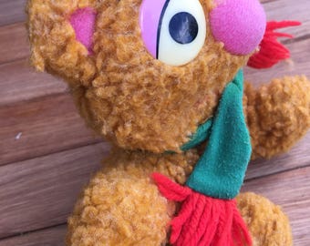 Baby Fozzie bear toy muppets Sesame Street plush