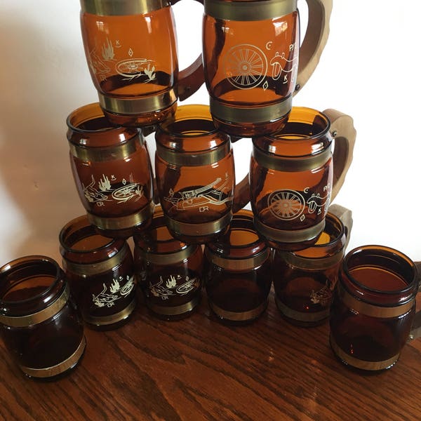 Beer mug Siesta ware brown amber