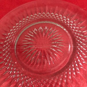 Vintage Retro glass plate