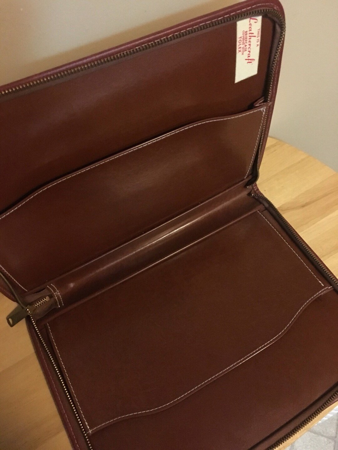 Vintage Leathercraft Briefcase Etsy