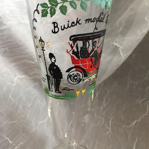 pilsner beer buick Model C car glasses