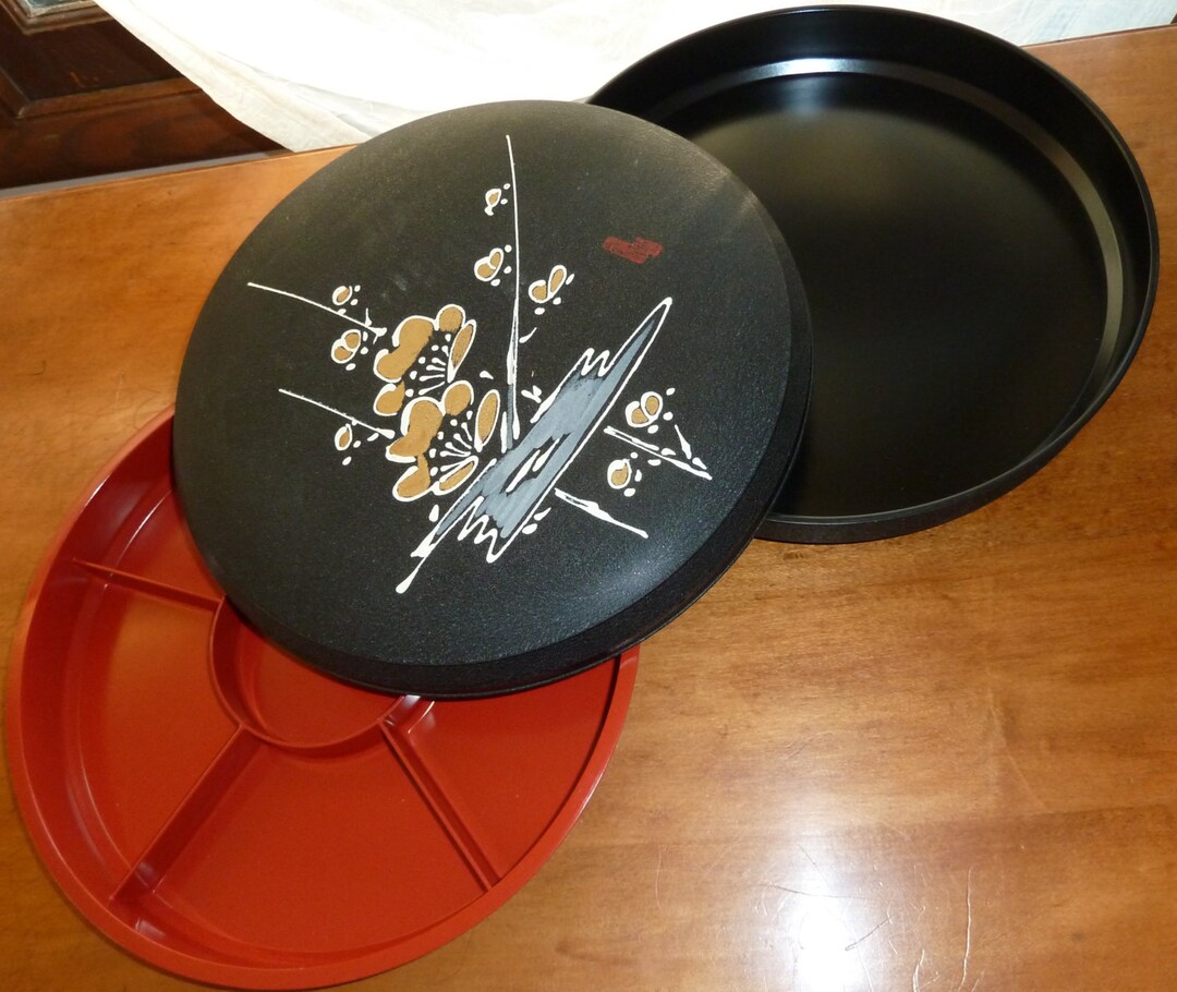 Japanese Asian Rice Bowl Serving Dish W/ Divided Insert - Etsy
