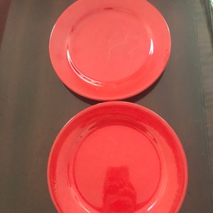 Waechtersbach Plate cherry red  Germany