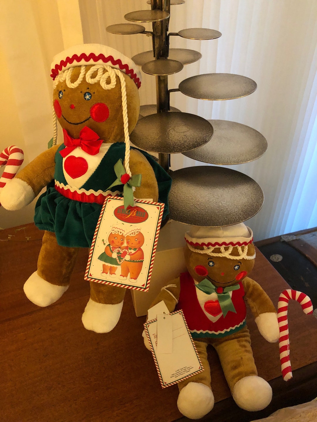 Vintage Plush Gingerbread Boy and Girl Target Etsy