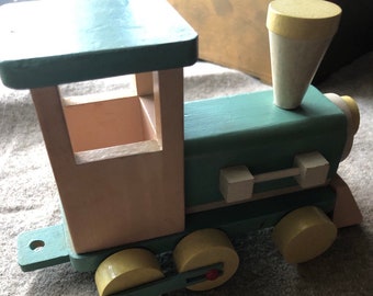 Vintage Playschool Wood train