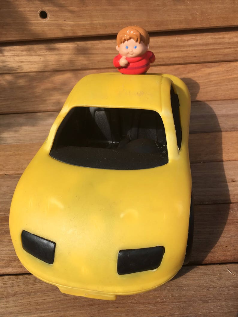 Little tikes toy car yellow Etsy