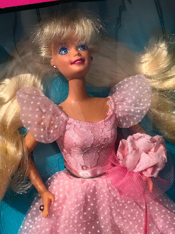 doing her best barbie