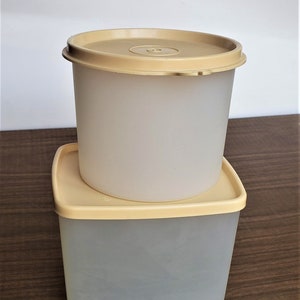 Vintage Tupperware Opaque Rectangular Big Freeze Containers your Choice,  Early Clear Tupperware Storage Containers 