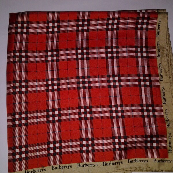 MM 192 nova check @ burberry flower vintage classic Handkerchief free gift from matmaju store