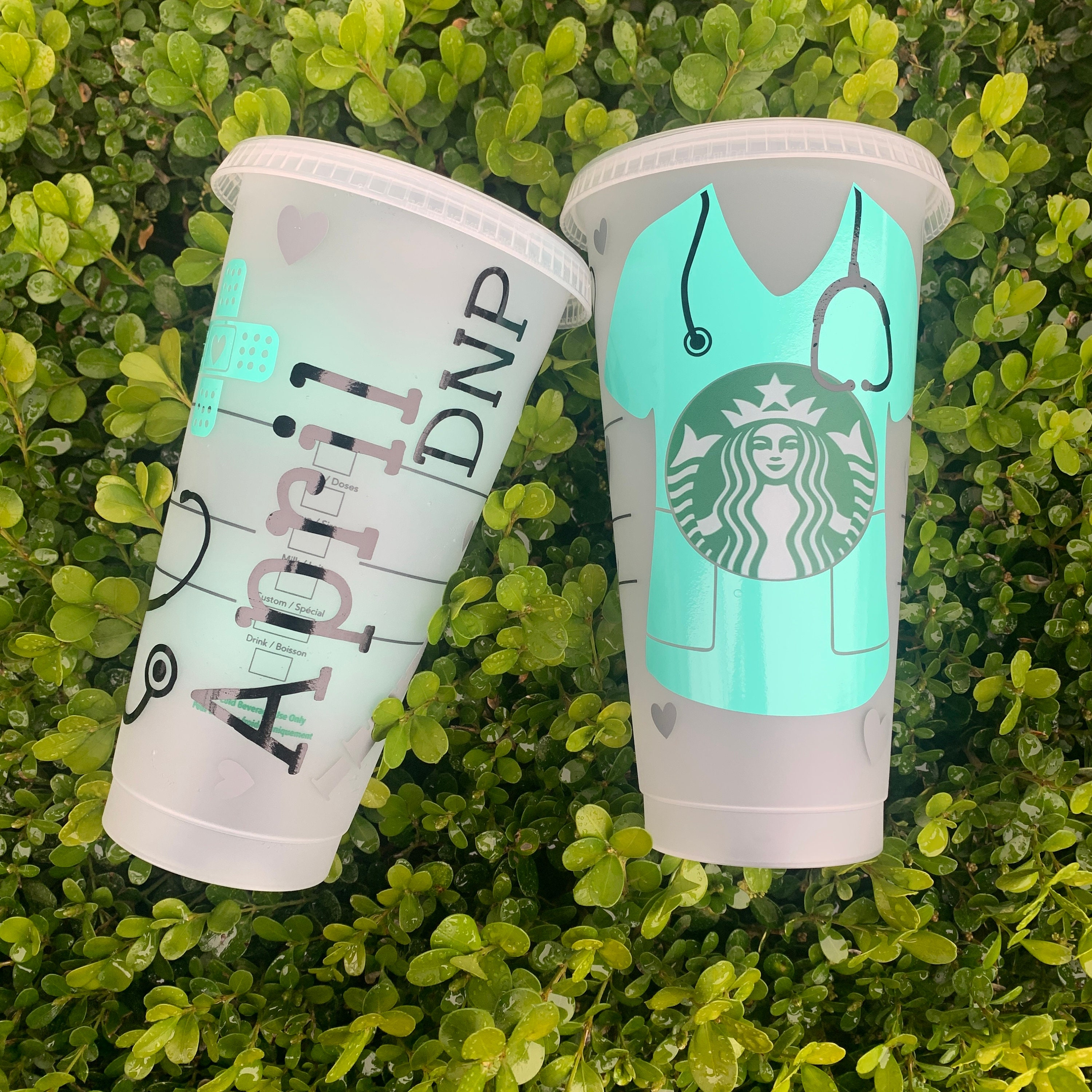 Personalized Nurse Custom Tumbler for RN and BRN Nurse Etsy