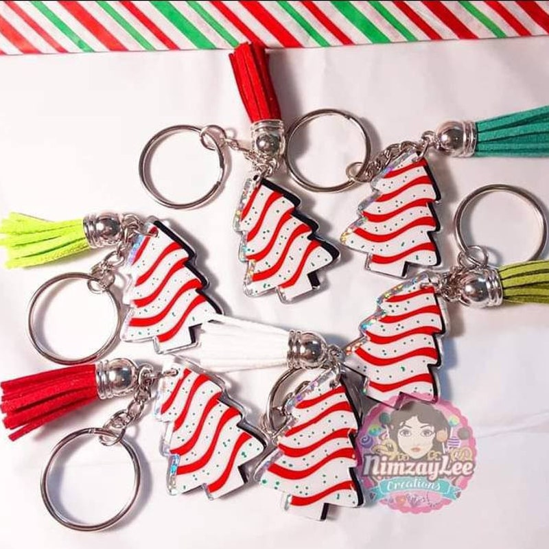 Tree Keychain - Etsy