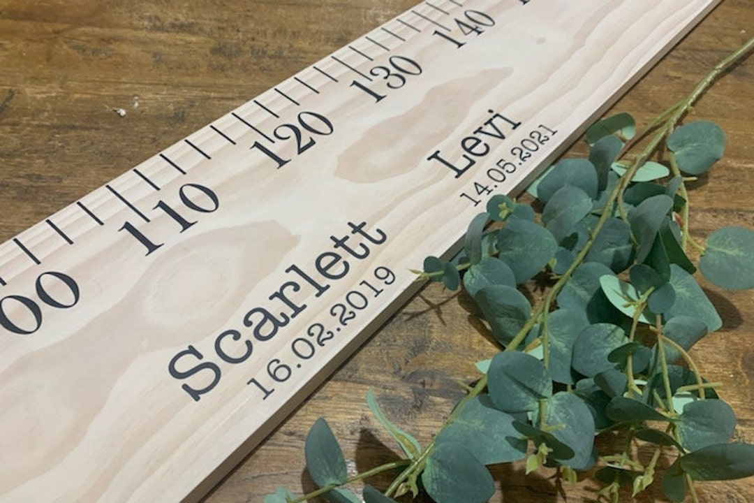 DIY make Your Own Ruler Growth Chart Etsy