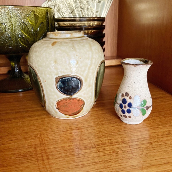 Vintage Hand Painted Japanese Vases