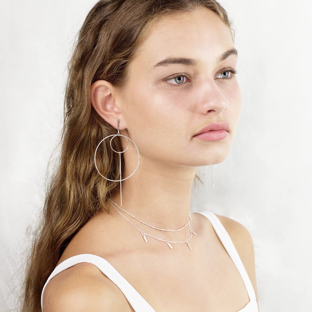 ピアス Bubble Gray Silver Earrings ( SILVER925) il_1080xN.1405312536_gyux.jpg