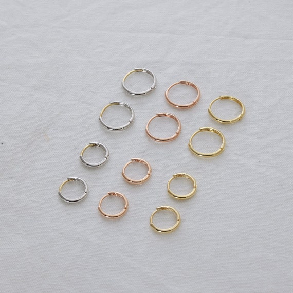 Plain sleeper hotsell earrings